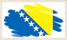 Flag of Bosnia - Find out more about Bosnia-Herzegovina @ Travel Notes.