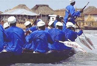 Lake Ganvie -- Copyright, Travel Notes