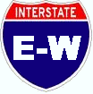 East-West Interstates - Even Numbers.