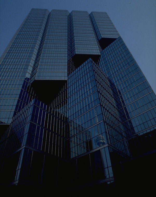 Capture The Colour Blue - Reflection in Toronto