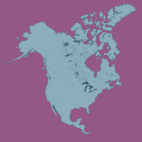 Map of North America