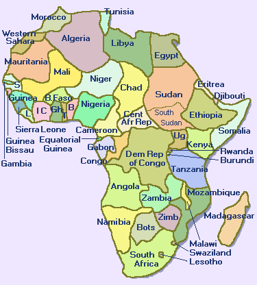 Map of Africa