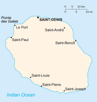 Map of R�union