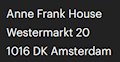 Anne Frank House