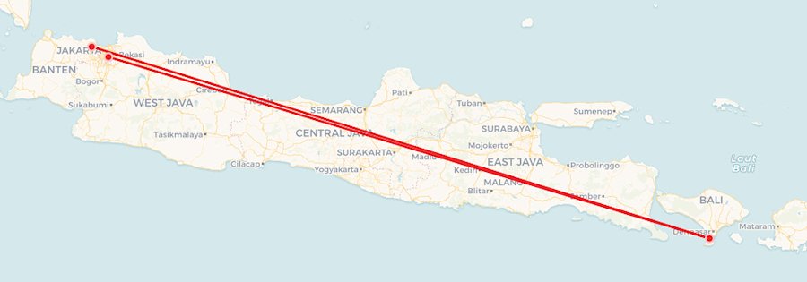 Jakarta to Bali
