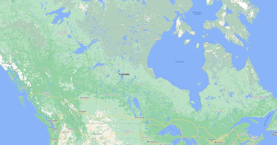 Map of Canada