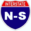 North-South Interstates - Odd Numbers.