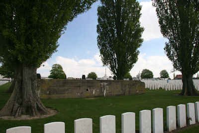 German Bunker at Tyne Cot Cemetery