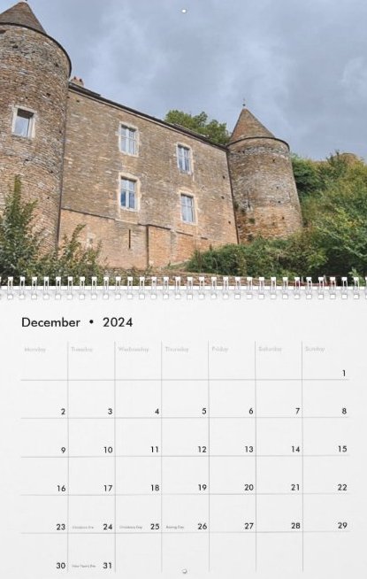 Travel Notes Wall Calendar - December