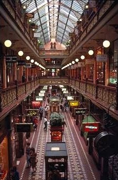 Victorian influenced shopping mall