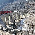 Bernina Express in Winter