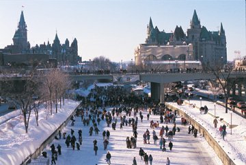 Winterlude: Rideau Canal Skateway -- Copyright National Capital Commission