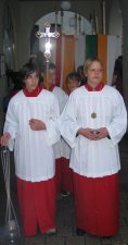 Choirboys in Marktl.