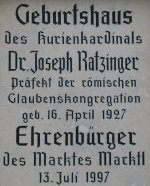 Joseph Ratzinger Geburtshaus -- 16th April, 1927