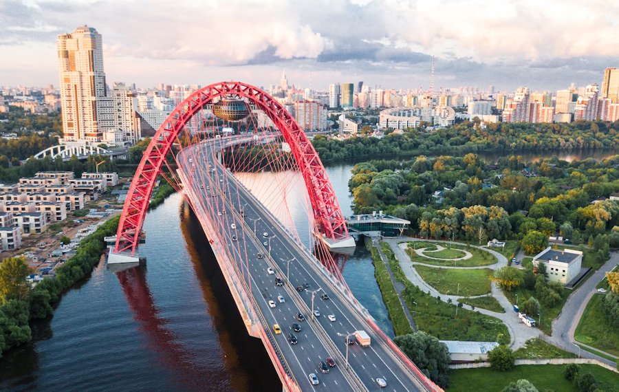 Zhivopisny Bridge, Moscow